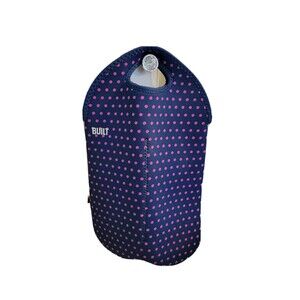BUILT 2-Bottle Stain Resistant Neoprene Wine/Water Bottle Tote Polka Dots